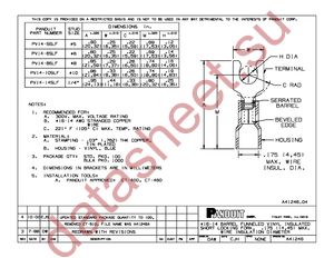 PV14-10SLF-C datasheet  